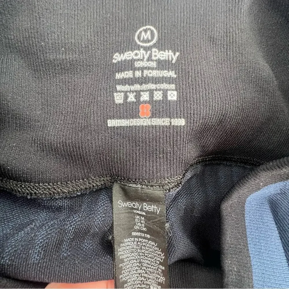 Sweaty Betty Interval Seamless 7/8 Workout Leggings
Navy Blue Block Jacquard M - Picture 8 of 10